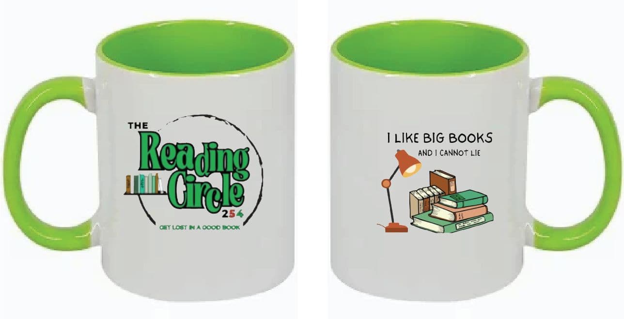 I like big books mug